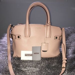 Henri Bendel Carlyle Leather  Satchel Handbag